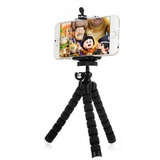 Mini Tripe Para Celular Camera Mao Mesa Flexivel Youtuber 