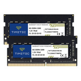 Timetec Kit 16 Gb (2 X 8 Gb) Ddrmhz (o 2933 Mhz O 2666 Mhz)