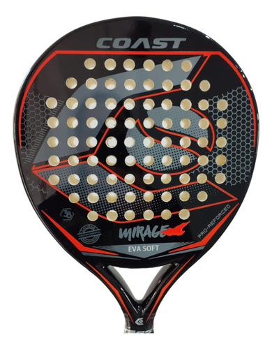 Paleta Padel Paddle Coast Mirage Eva Soft Premium + Regalos