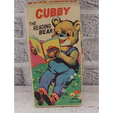 Ursinho De Corda Cubby, The Reading Bear Da Alps Perfeito