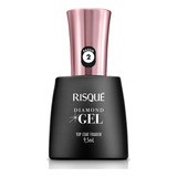 Risque Diamond Gel Top Coat Fixador 9,5ml Extra Brilho