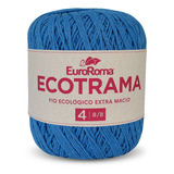 Barbante Ecotrama 8/8 200g 340m Euroroma Cor Azul Piscina