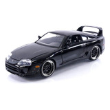 Auto A Escala Jada Toys Toyota Supra 1995 1/24 Color Negro