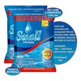 Kit 2 Suall Alcalinizante Elevador Alcalinidade Piscinas 2kg