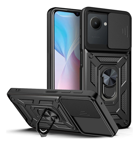 Funda For Realme C30 Narzo 50i Prime Slide Lens Con Anillo