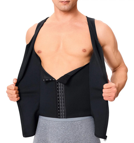 Nebility Hombre Sin Manga De Compresión Cremallera Playera | MercadoLibre