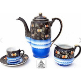 Conjunto Para Café Em Porcelana Oriental Década 30/40