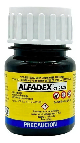 Alfadex 100 Ml Elanco Mosca, Alacranes Ce 21.29