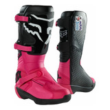 Jm Botas Moto Cross Mx Fox Atv Comp Boot Rosas Mujer