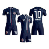 Jogo De Camisa Short, Fardamento Uniforme Futebol Kit 32pc