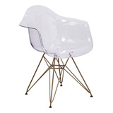 Flash Furniture Allure Series Silla Auxiliar Transparente C.