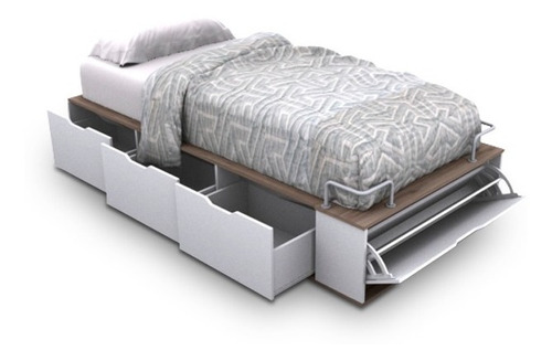 Cama Multifuncion Box 90 Doble La Valenziana