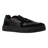 Tenis Negro Urbano Casual Zapatos Hombre Levis L2223391