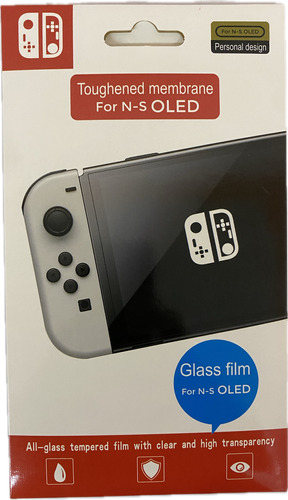 Lote 10 Micas Cristal Templado Nintendo Switch Oled 9h 0.3mm