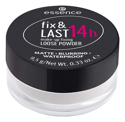 Base De Maquillaje En Polvo Essence Polvos Sueltos Fix & Last 14h