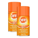 Kit 2 Repelente De Insetos Off! Aerossol 165ml