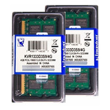 Memória Kingston Ddr3 4gb 1333 Mhz Notebook Kit C/20
