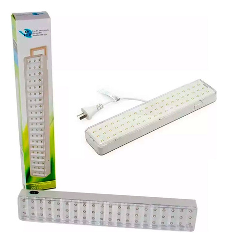 Luz De Emergencia 60 Led 50 Hs Recargable Usb Caja Verde