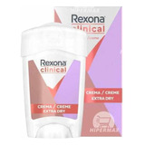 Rexona Clinical Extra Dry , Desodorante En Crema