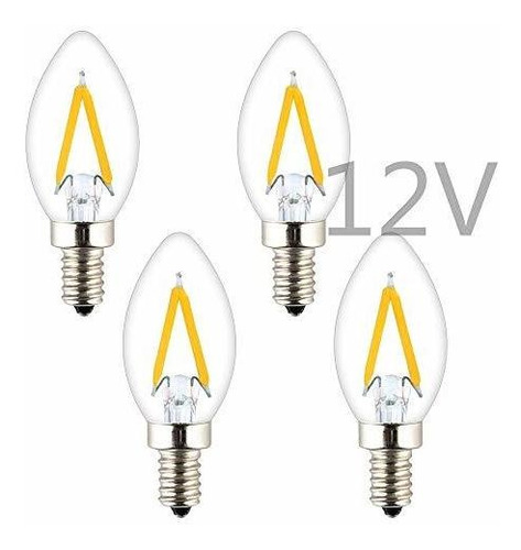 Focos Led - Opalray C7 12v-24v Dc 1w Led Mini Candle Bulb, 1