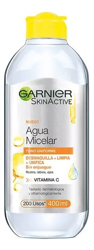 Agua Micelar Garnier Skin Active Vitamina C 400ml