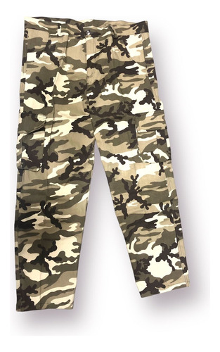 Pantalón Camuflado Color Arena