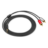 Cable Rca  2rca A 3.5 Cable De Audio Jack 3.5 Mm Con