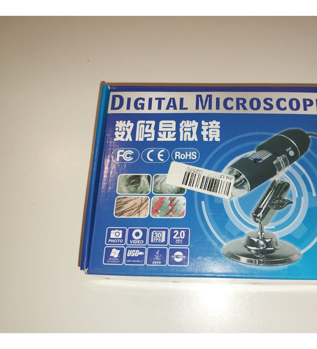 Microscopio Digital 500x, 8 Leds, Usb, Foto Y Videos