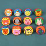 12pcs De Animais Fofos Castanholas Educação Infantil Music