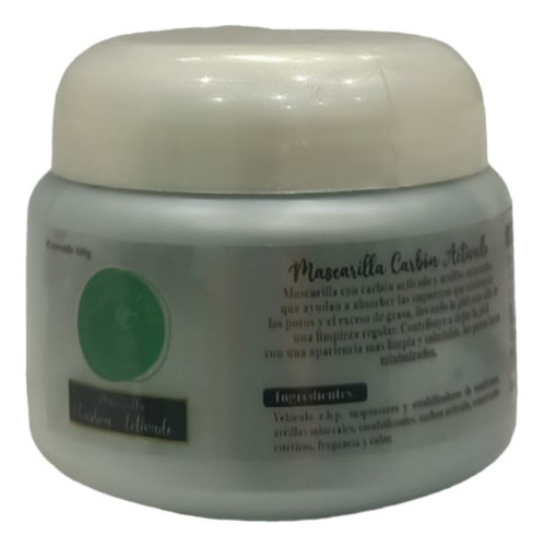 Mascarilla Facial Carbón Activado/arcilla Anti Puntos Negros