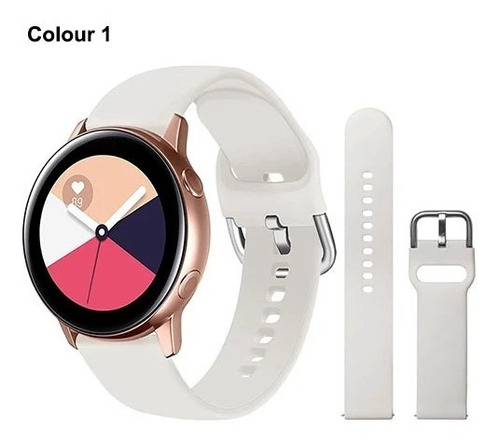 Malla Correa Silicona Perno Smartwatch Para Samsung Xiaomi