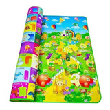 Alfombra Antigolpes Para Niños Bebes 150x180 Diseño 2 Lados