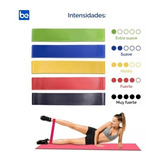 Kit Bandas Elásticas De Resistencia X5 Gym Entrena Colores