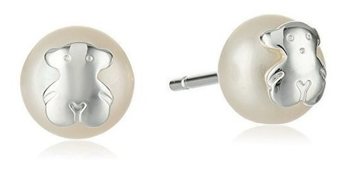 Tous Jewelry Icon Pearl Perla De Agua Dulce De Plata Con Are