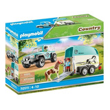 Playmobil Country Caballos 70511 Coche Remolque Para Ponys