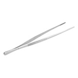 Pinza De Precision Lacor Recta 30 Cm Chef Acero Inoxidable