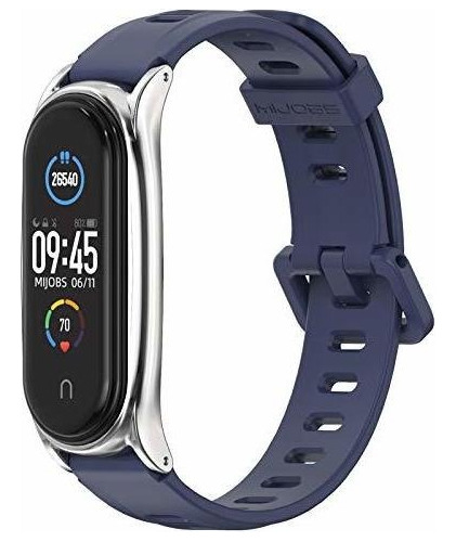 Correa Mijobs Para Mi Band 5, Pulsera De Repuesto Para Xiaom