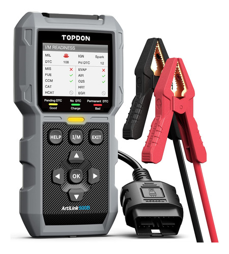Topdon Al500b Obd2 - Probador De Batería De Escáner 2 En .