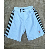 Short Deportivo Blanco adidas Talla M De Hombre