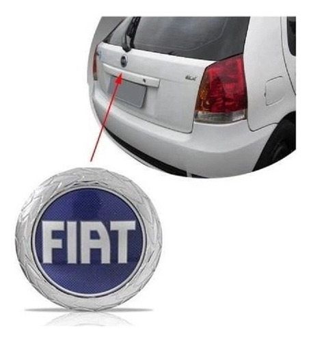 Logo Insignia Escudo Fiat Palio.weekend.siena Aos 01 Al 07  Foto 2