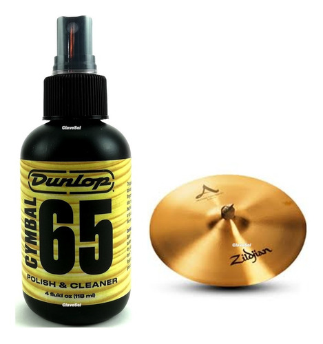 Liquido Limpiador Dunlop N° 65 Para Platillos Mod. 6434
