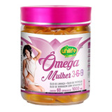 Ômega 3 Mulher 3 6 E 9  1000mg 60 Cápsulas Unilife Vitamins