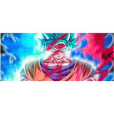 Cuadro Políptico Goku Instinto Y Kaio Ken N° 3195