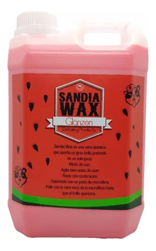 Glänzen Detailing Product Sandia Wax Cera Sintetica 2 Litros