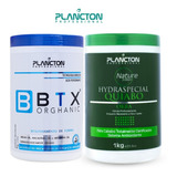 2 Btx Orghanic Plancton + 2 Máscara Quiabo Hidratação 1kg