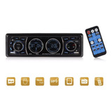 Radio Auto 1 Din Bluetooth Aux Mp3 Fm Usb Control Remoto 173