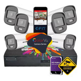 Kit Seguridad Hikvision Colorvu 6 Camaras + Dvr + Disco 1tb