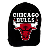 Mochila Chicago Bulls Ref=396 - Costura Reforçada