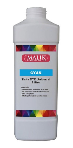 Tinta Cyan 1 Litro Compatible Canon Pixma Continua G610