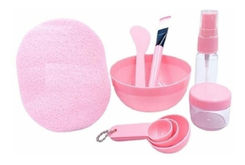 Set De Utensilios Para Hacer Mascarillas Faciales, Rosa